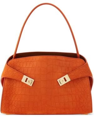 Ferragamo Bolso De Hombro Hug (M) - Naranja