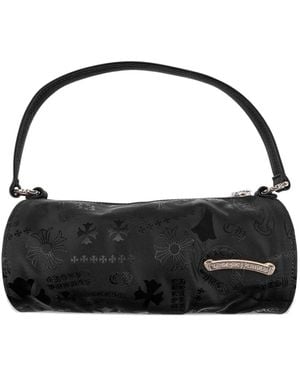 Chrome Hearts Bolso De Hombro Con Monograma - Negro