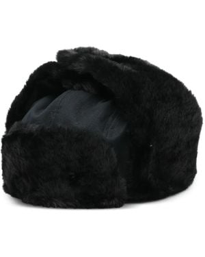 Stussy Trapper Ripstop Cap - Black