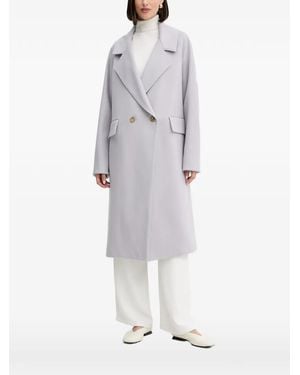 Forte Forte Double-Breasted Coat - White