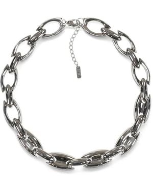 DIESEL Chain-Link Necklace - Metallic