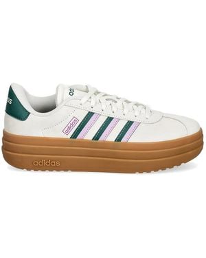 adidas Stripes Platform Trainers - White
