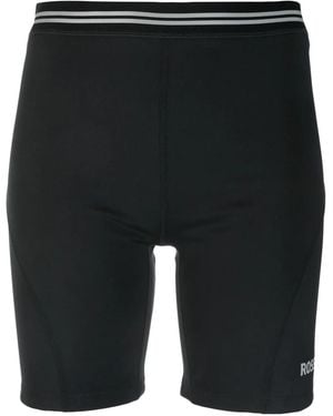Rossignol Logo-Print Biker Shorts - Black
