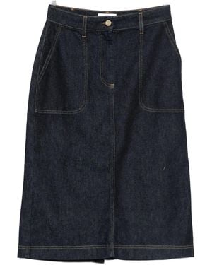 Niu Midirock Aus Denim - Blau