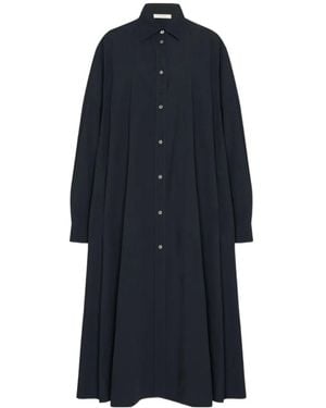 The Row Geknöpftes Zeph Hemdkleid - Blau
