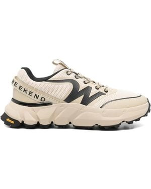 Weekend by Maxmara Logo-Detail Trainers - White