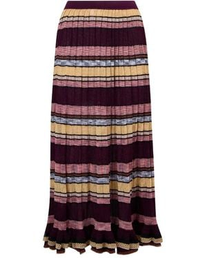 Ulla Johnson Seraphine Maxi Skirt - Red