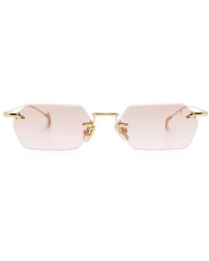Eyepetizer Rimless Geometric Sunglasses - Pink