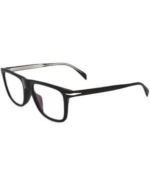 David Beckham Square-Frame Glasses - White