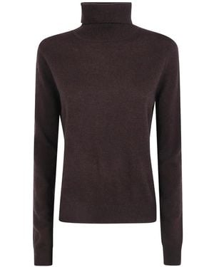 ABSOLUT CASHMERE Roll-Neck Cashmere Jumper - Brown