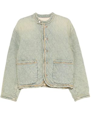 Magliano Veste Matelassée En Jean - Green