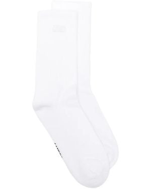 Sandro Calcetines Con Parche - Blanco