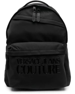 Versace Jeans Couture Logo-lettering Backpack - Black