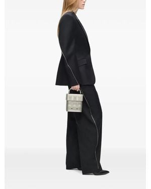 KARL LAGERFELD Rue St-Guillaume Maison Metallic Cross Body Bag - Black