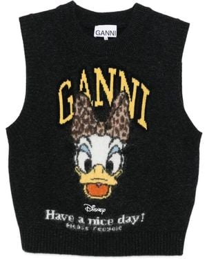 Ganni X Disney Débardeur À Imprimé Graphique - Black