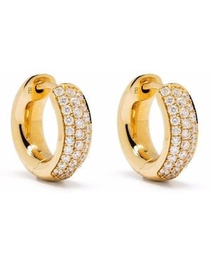 Tirisi 18Kt Gelbgoldcreolen Mit Diamanten - Mettallic