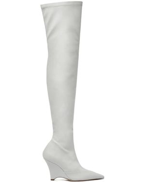 SCAROSSO 95Mm Marta I Boots - White