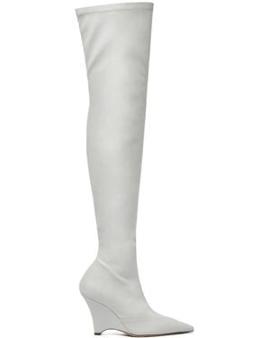 SCAROSSO 95Mm Marta I Boots - White