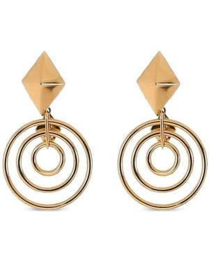 CADAR Python Drop Earrings - Metallic