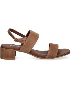 Ecco Sandales Liva 35 À Talon - Marron