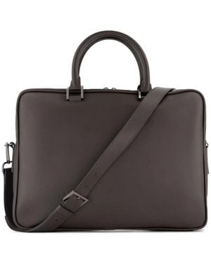 Kiton Zip Top Handle Laptop Bag - Black