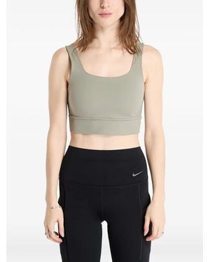 Nike Zenvy Medium-Support Padded Sports Bra - Blue