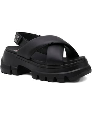 Tommy Hilfiger Cross-Strap Sandals - Black