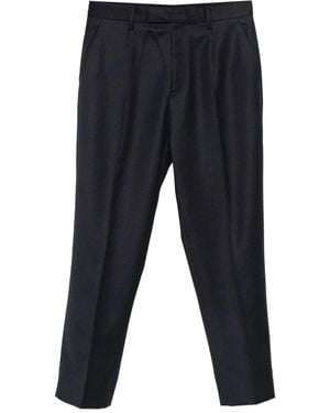 ZEGNA Pantalones plisados - Azul