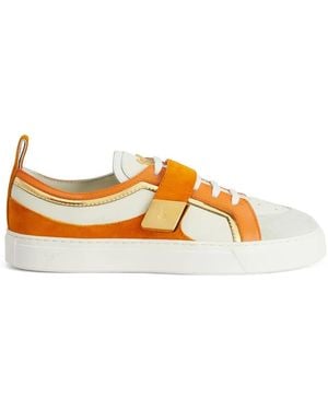 Giuseppe Zanotti Zenas ローカット スニーカー - オレンジ
