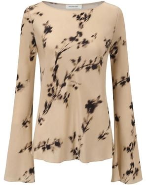 Into The East Blusa De Seda - Neutro