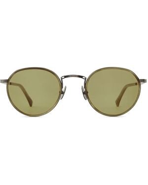 Mr. Leight Billie S Zonnebril Met Rond Montuur - Groen