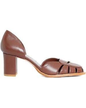 Sarah Chofakian 65Mm Yosemite Pumps - Brown