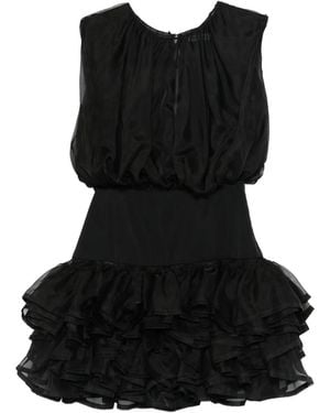 Viktor & Rolf Ruffled Bubble Mini Dress - Black