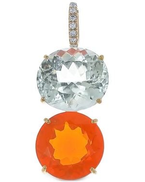 Irene Neuwirth Colgante Gemmy Gem Con Piedras - Naranja