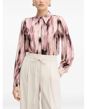 Silvian Heach Button-Cuff Shirt - Pink