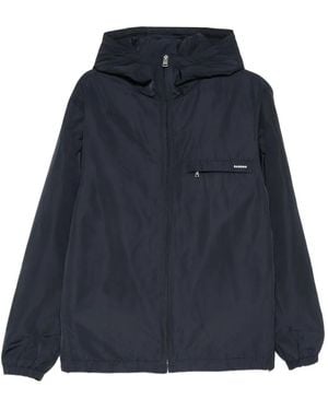 Sandro Logo-Detail Padded Jacket - Blue