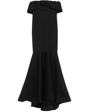AAVVA Vestido de fiesta con hombros descubiertos - Negro