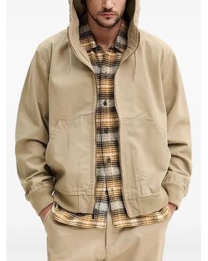 Dickies Hooded Zip-Up Jacket - Natural