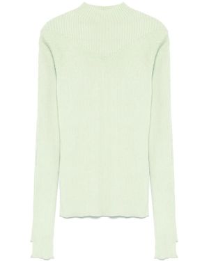 Victoria Beckham リブ トップ - グリーン
