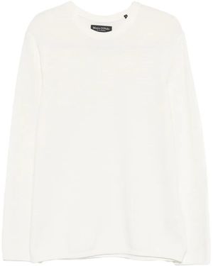 Marc O' Polo Knitted Jumper - White