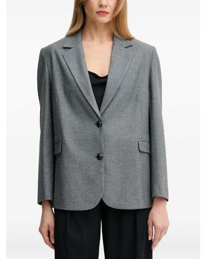 GAUDI Button-Fastening Blazer - Gray