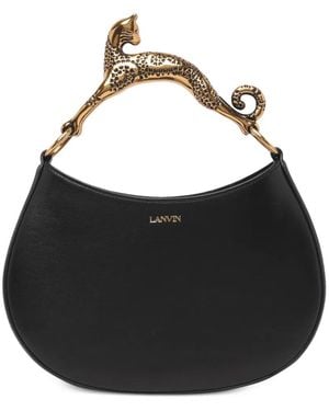 Lanvin Cat Hobo Bag - Black