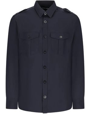 PT Torino Langärmeliges Hemd - Blau