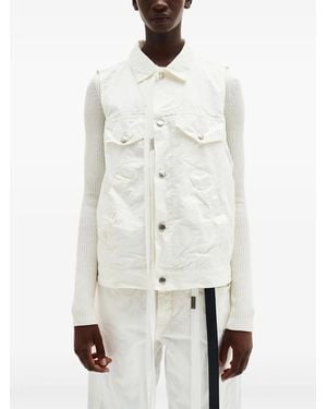 Ann Demeulemeester Gilet Juliette - Bianco