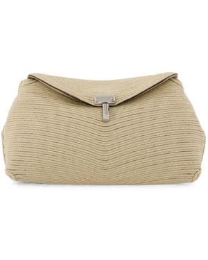 TOTEME T-Lock Rope Clutch Bag - Natural
