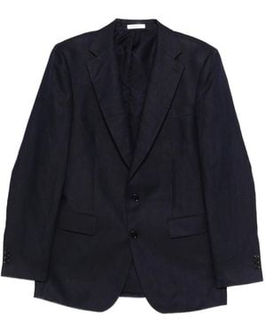 Fursac Buttoned Blazer - Blue