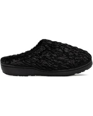 SUBU Mules À Fini Texturé - Noir