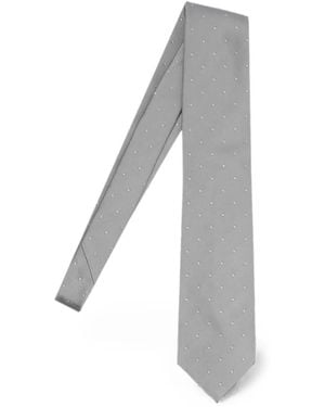 Tom Ford Polka-Dot Silk Tie - White