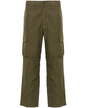 Stone Island Organic Cotton Compass Badge Cargo Trousers - Green