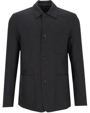 Paul Smith Single-Breasted Wool Jacket - Black